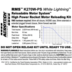 AeroTech K270W-PS RMS-54/2560 Reload Kit (1 Pack) - 112714