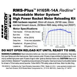 AeroTech H165R-14A RMS-29/180 Reload Kit (1 Pack) - 081614