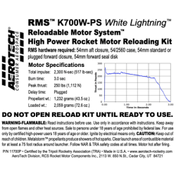 AeroTech K700W-PS RMS-54/2560 Reload Kit (1 Pack) - 11700P