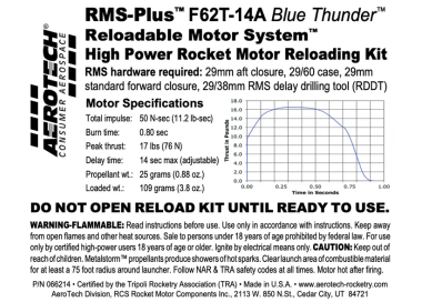 AeroTech F62T-14A RMS-29/60 Reload Kit (1 Pack) - 066214